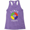 simon says funny Racerback Tank