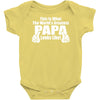 what world's greatest papa Baby Onesie