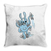 octobunny returns Throw Pillow