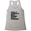 rescue save love Racerback Tank