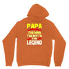 papa the man the myth the legend 2 Unisex Hoodie