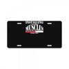 funny installing muscles, ideal gift, birthday present License Plate