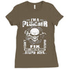 plumber Ladies Fitted T-Shirt