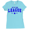 out of your league Ladies Fitted T-Shirt