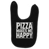 pizza makes me happy Baby Bibs