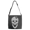 skull tetris Adjustable Strap Totes