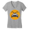 delorean Women's V-Neck T-Shirt