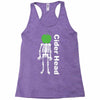 ciderhead cider drinking skeleton and apple Racerback Tank