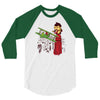 save the princess 3/4 Sleeve Shirt
