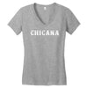 chicana eroded Women's V-Neck T-Shirt
