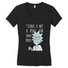 not for smart people Women's V-Neck T-Shirt