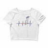 my heart beats for parrots Crop Top
