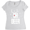 oh deer Women's Triblend Scoop T-shirt