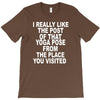 yoga pose post T-Shirt