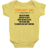February Girl Hated By Many Baby Onesie