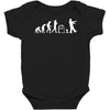 zombie evolution Baby Bodysuit