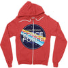 United States Space Force wint Planet Zipper Hoodie