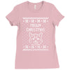 meowy christmas Ladies Fitted T-Shirt