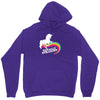 totally straight funny rainbow unicorn gay pride novelty fashion Unisex Hoodie