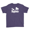 the dogfather  nerd retro der pate godfather fun Youth Tee