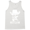 outlaw cow boy motor bike Tank Top