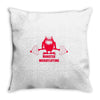 monster weightlifting Throw Pillow