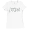 japanese batman logo fan inspired Ladies Fitted T-Shirt