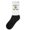 world's best sister with flowers Socks