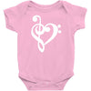 musik notes Baby Bodysuit