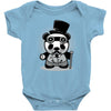 steampunk panda Baby Bodysuit