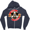 eye one led Zipper Hoodie