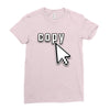 Copy Paste Matching Ladies Fitted T-Shirt