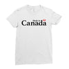 made in canada Ladies Fitted T-Shirt