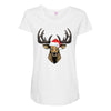 noel deer Maternity Scoop Neck T-shirt