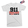 911 dispatcher heroes black logo Exclusive T-shirt