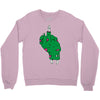 rude zombie Crewneck Sweatshirt