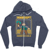 mine shaft Zipper Hoodie