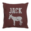 jack ass Throw Pillow