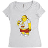fractal comic book guy Women's Triblend Scoop T-shirt