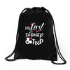 My 1st Disney Trip Drawstring Bags