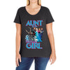 aunt of the birthday girl Ladies Curvy T-Shirt