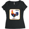 cock Women's Triblend Scoop T-shirt
