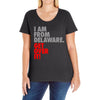 delaware state trending Ladies Curvy T-Shirt
