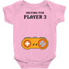 Waiting for Player 3 Gamer Baby Bodysuit
