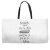 Silence (f94) Weekender Totes