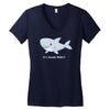 it's shark week y'all Women's V-Neck T-Shirt
