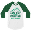 Camper Couple Man 3/4 Sleeve Shirt