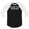 drunk guy costume 3/4 Sleeve Shirt