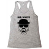mr. white Racerback Tank