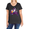 fast food Ladies Curvy T-Shirt
